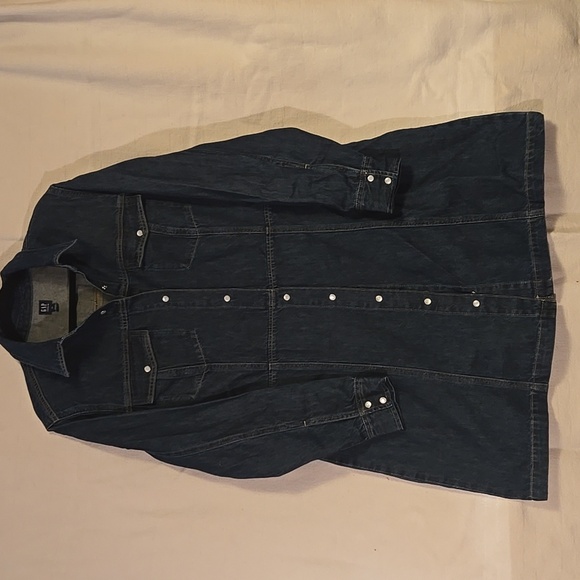 GAP Factory Dresses & Skirts - GAP Factory Denim Long Sleeve Dress Sz. XL